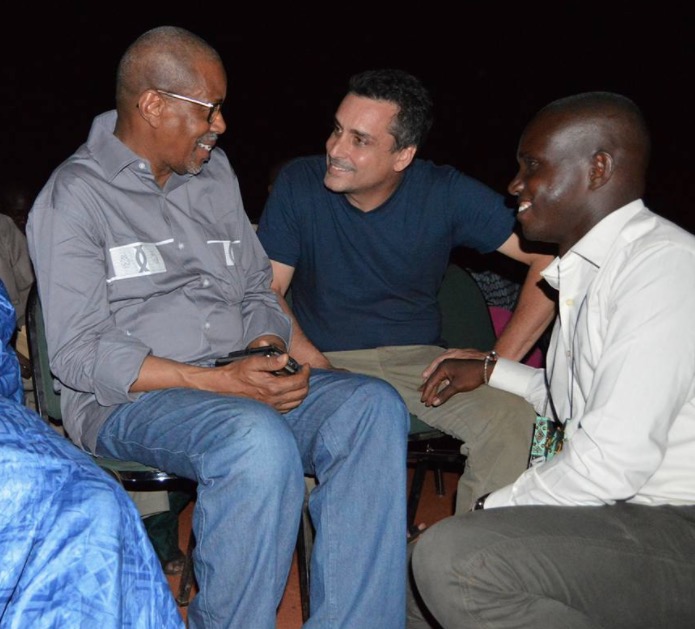 Paul Chandler at the Festival in the Desert, Essekan Mali, 2010