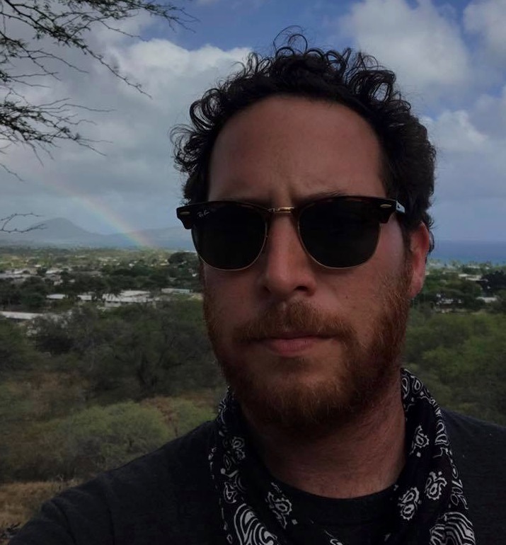 Sam Cohan, writer, on location in Hawaii for Vice